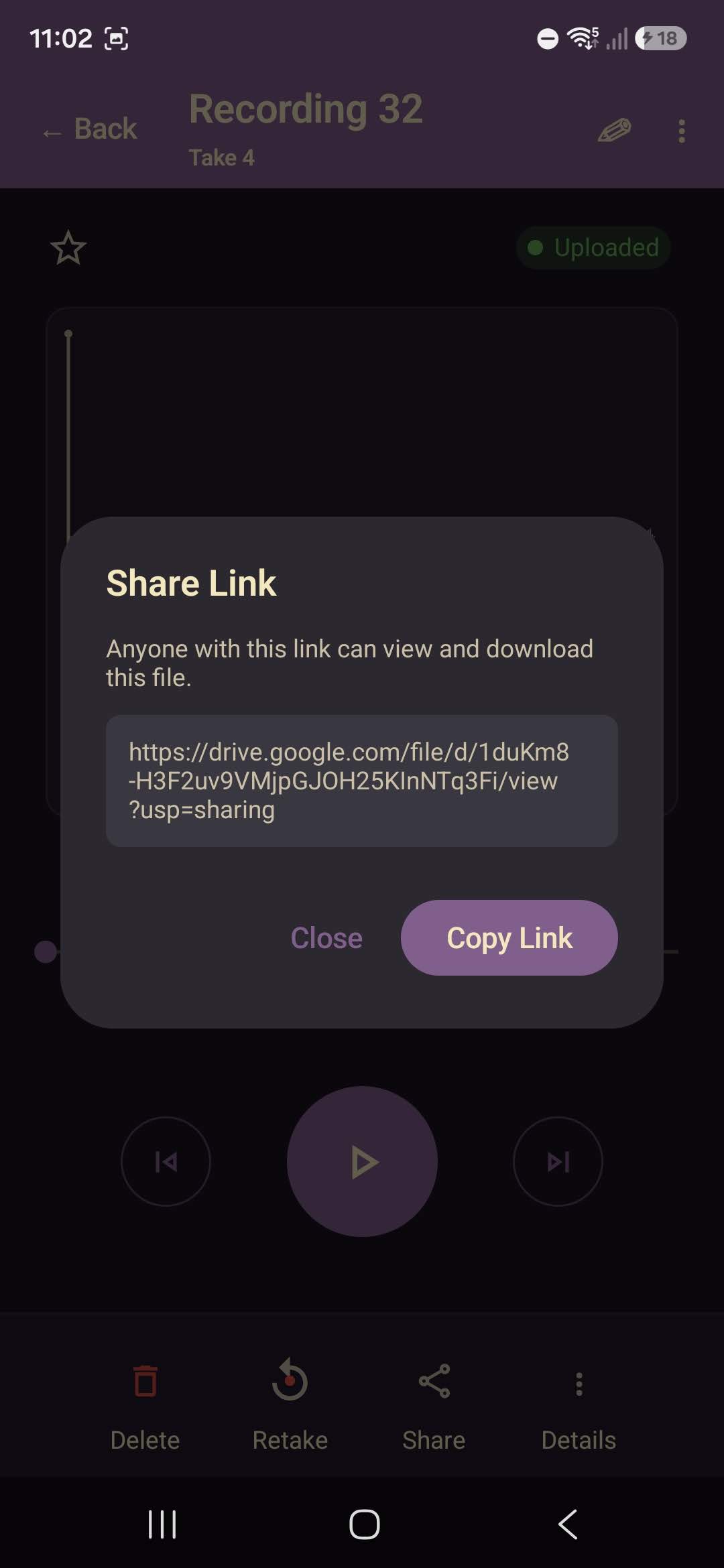 Share screen